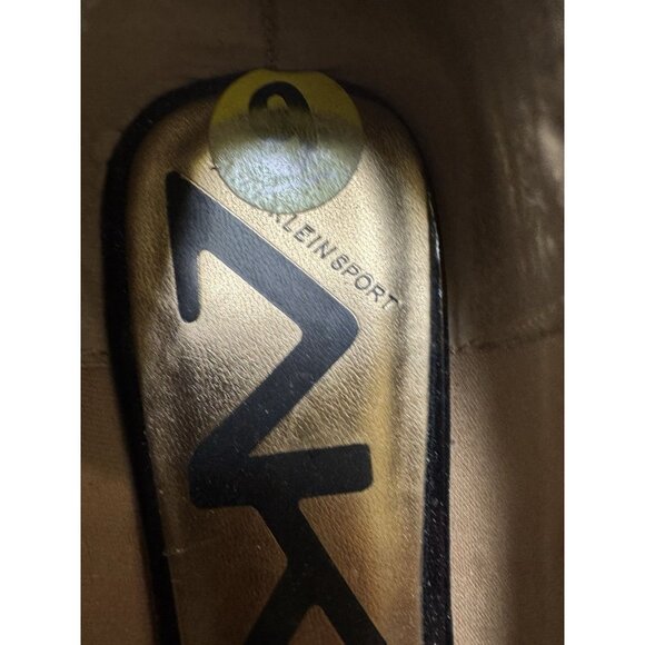 AK Anne Klein Sport Leopard Jeweled Bow Flats 9 New - Picture 6 of 6